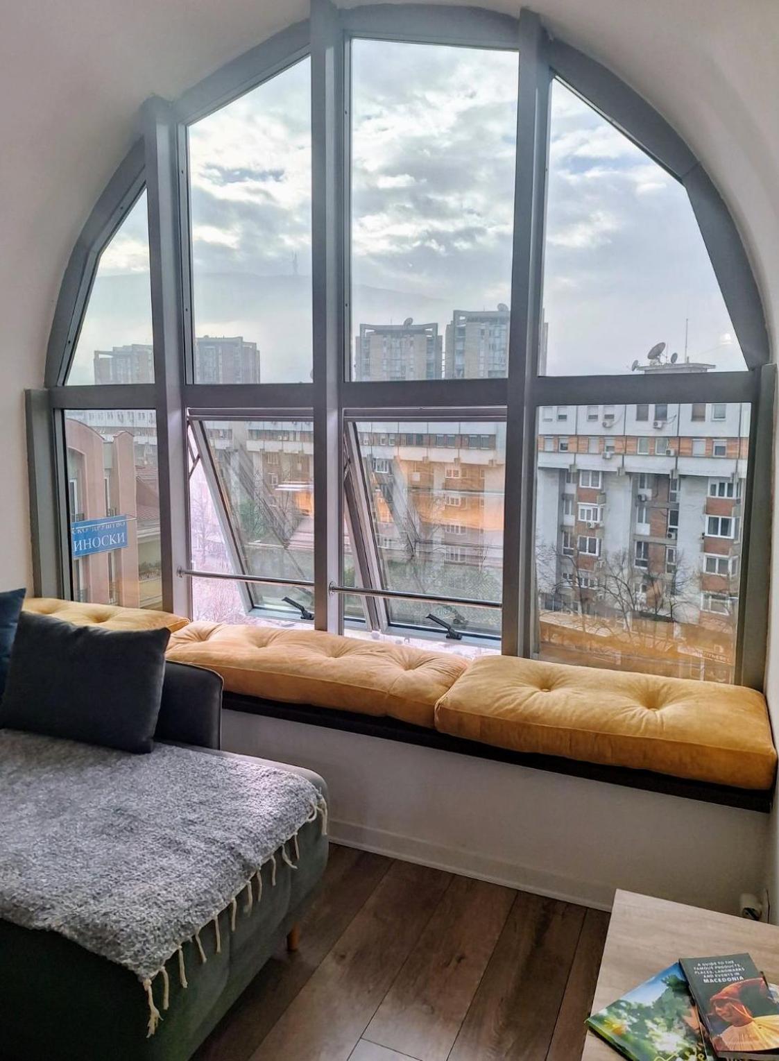 Skopje City Centar Apartment Near Marriott Exterior foto